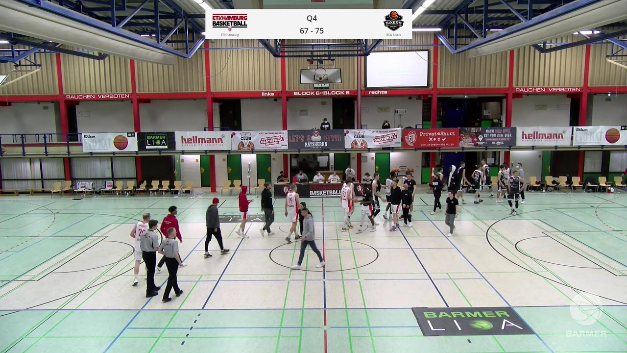 BARMER 2. Basketball Bundesliga ProB | ETV Hamburg vs. BSW Sixers