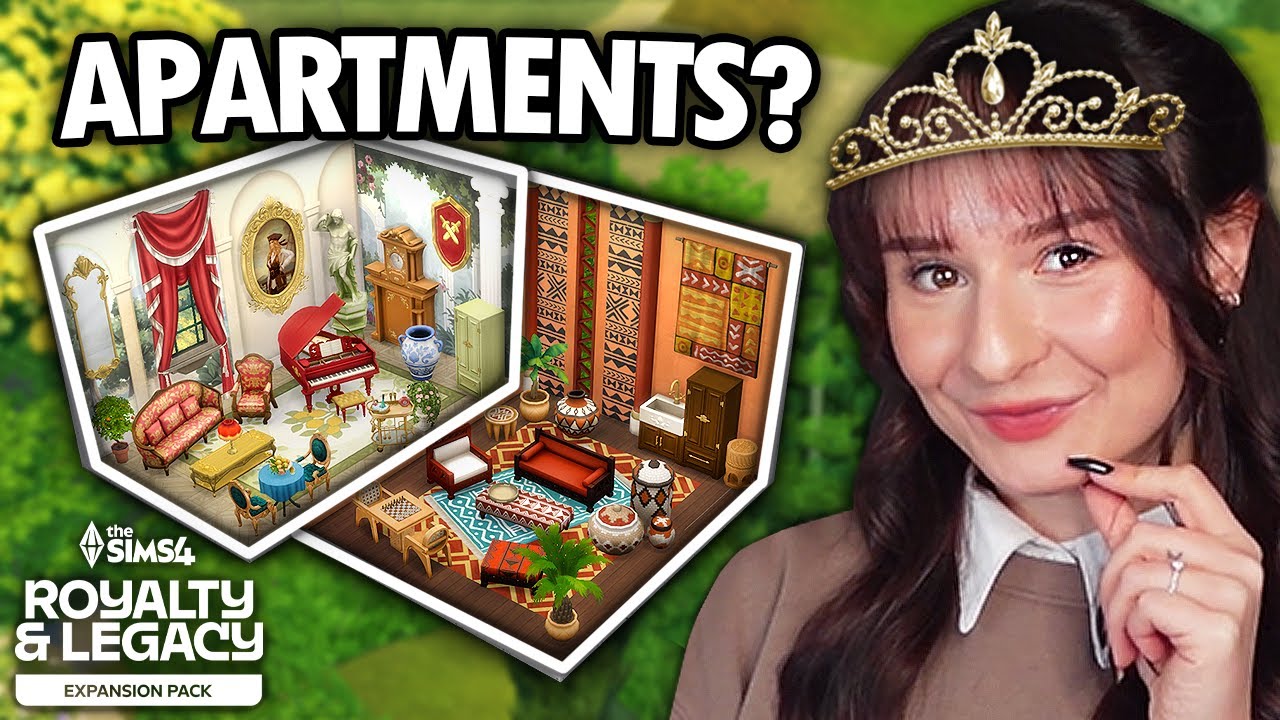 Building 2 APARTMENTS with 2 STYLES in The Sims 4 Royalty & Legacy