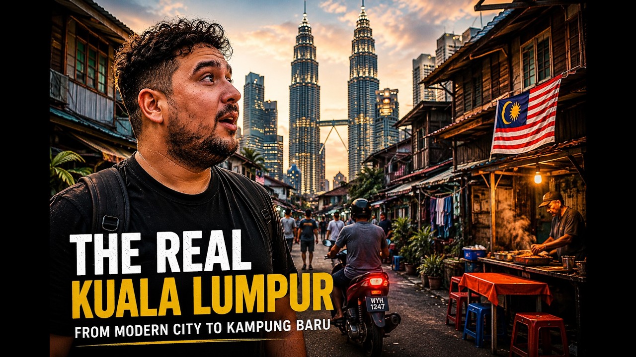 Знакомство с настоящим Куала-Лумпуром 🇲🇾 | От современного города до Кампунг Бару