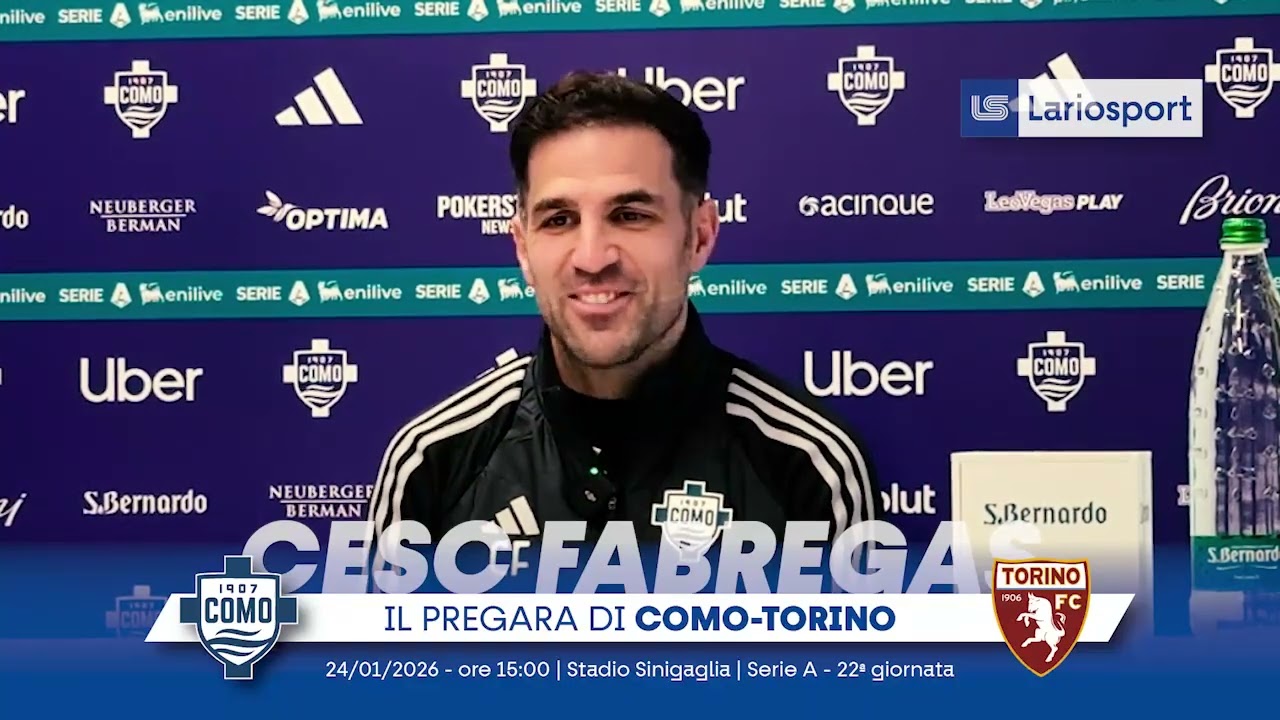 𝐂𝐎𝐌𝐎-𝐓𝐎𝐑𝐈𝐍𝐎 | Cesc Fabregas in conferenza stampa