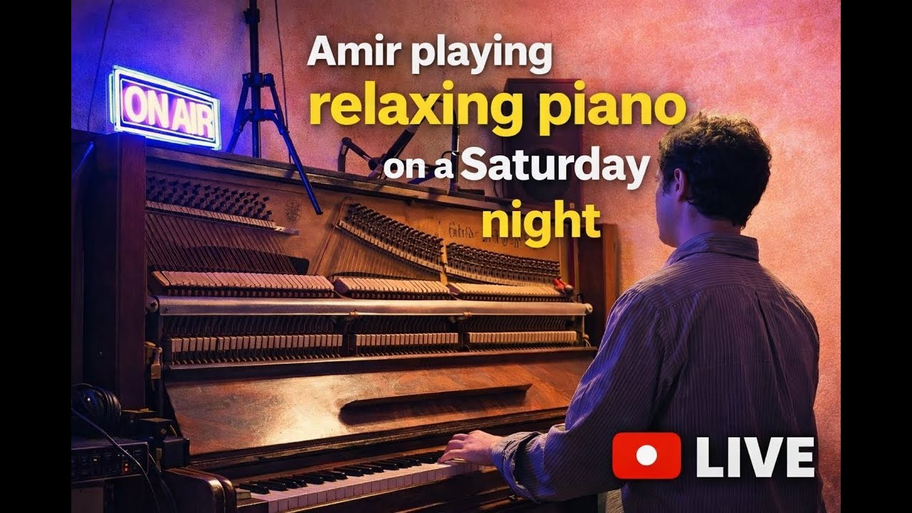 🎹 Cozy Studio Piano Night | Relax & Unwind (Live)