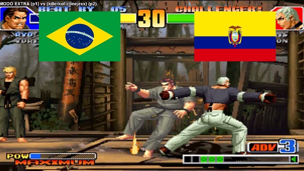 Kof 98 - MODO EXTRA (brazil) VS killerkof conejexx (ecuador) Fightcade