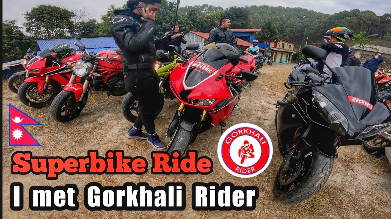 Super Bike Ride in Nepal - I Met @GorkhaliRider || Mt 09,  R1, Ducati, CBR 600 - @imRaZan