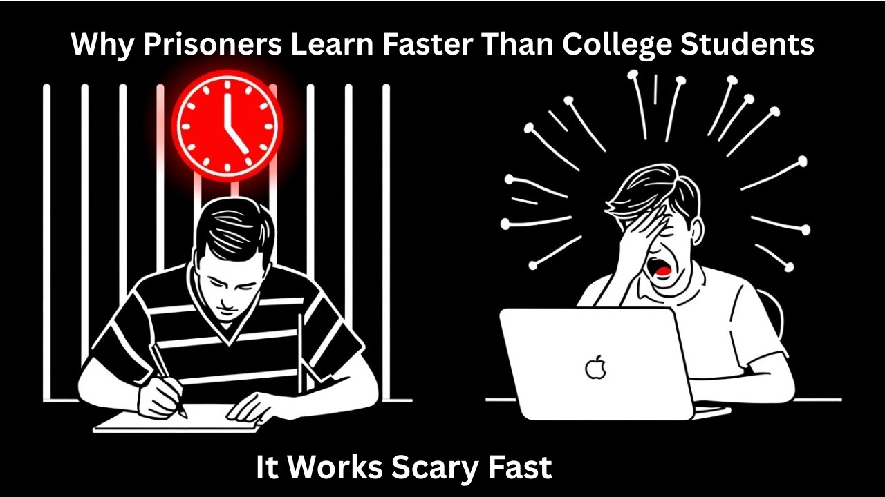 Why Prisoners learn Skills Faster Than College Students (The Psychology Is Shocking)
