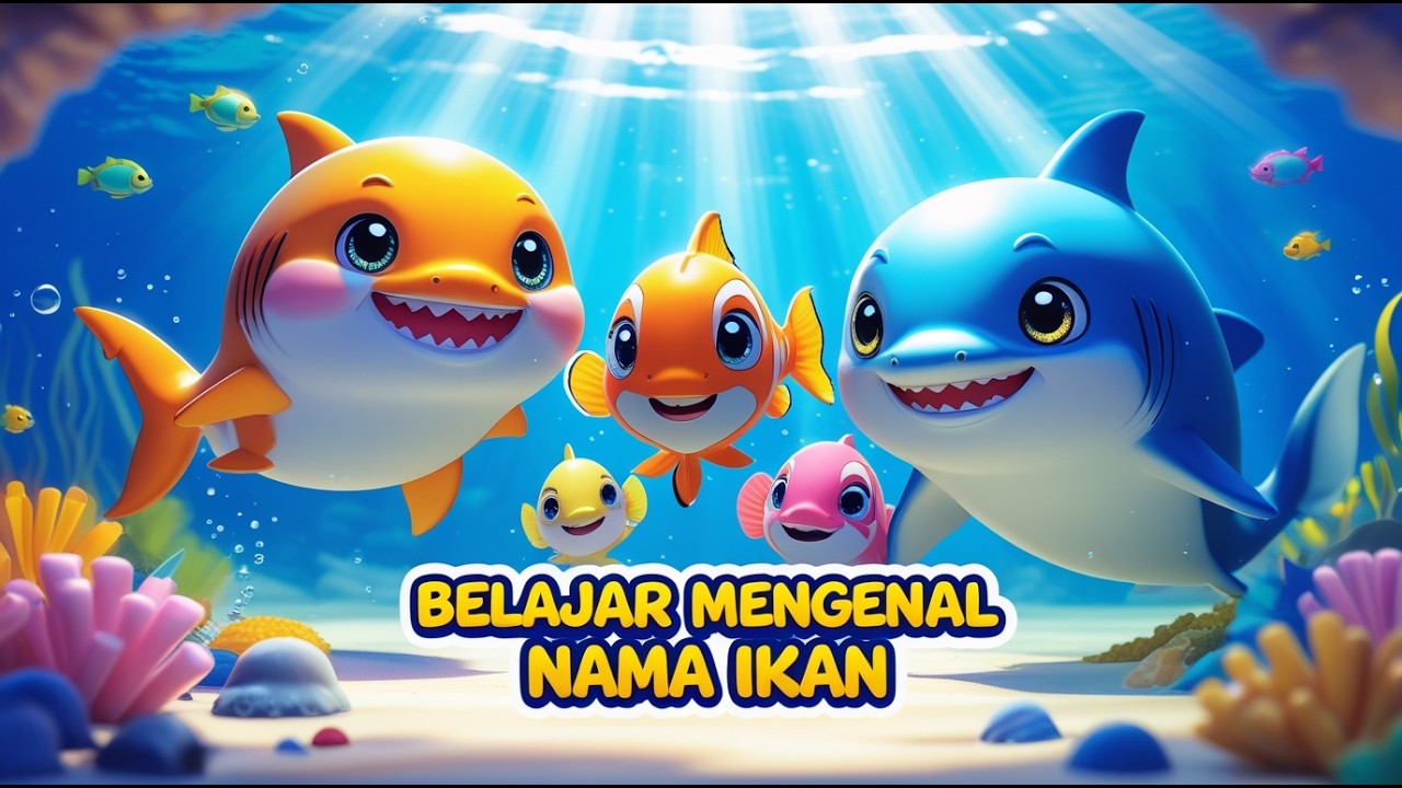 Teman Warna-Warni di Air | Belajar Nama Ikan ID–EN