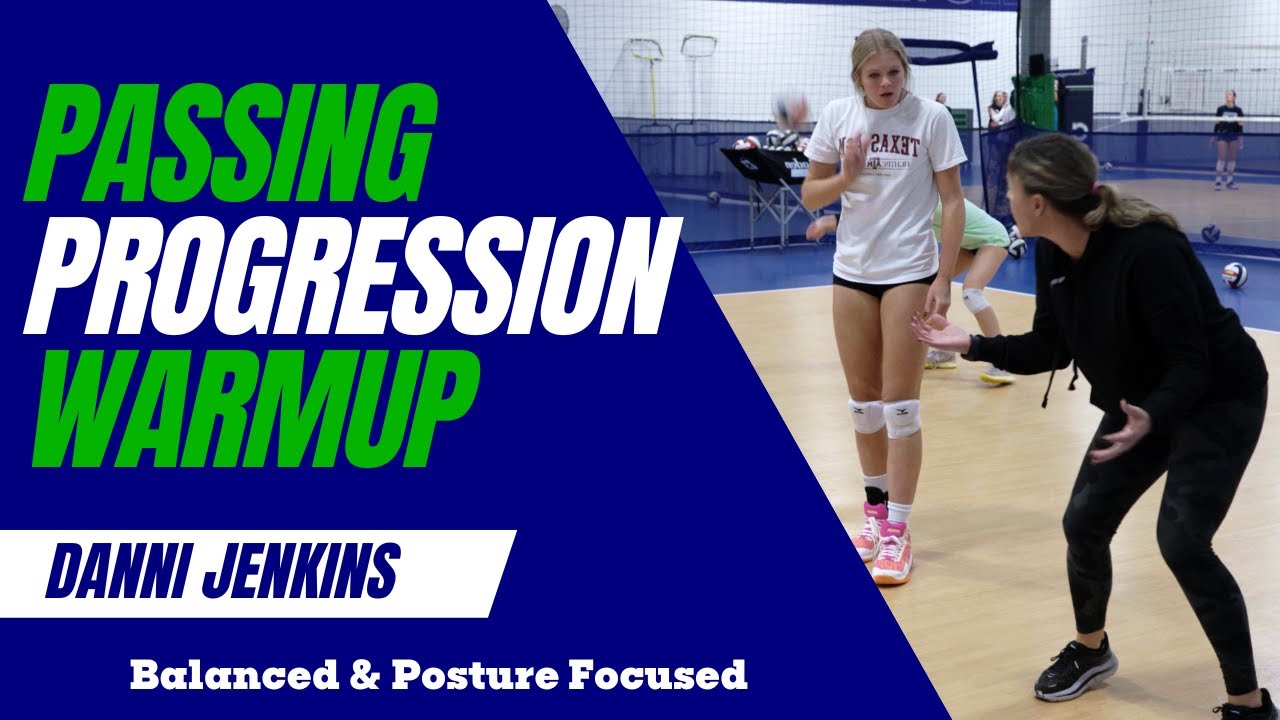 Passing Progression Volleyball Warmup: Balance & Posture Focused