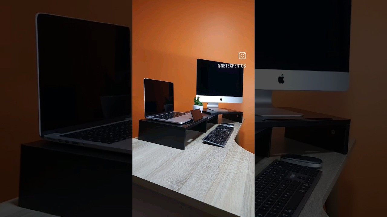 Base doble monitor ajustable 103 cms #nuevoproducto #accesorios #imac