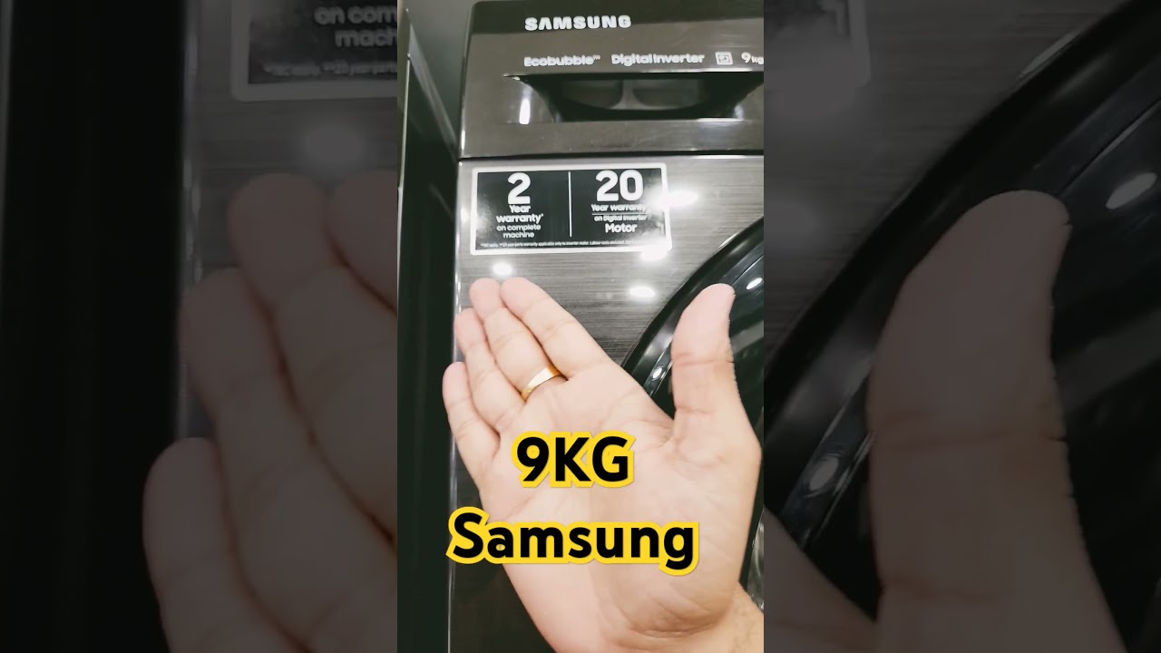 Samsung 9Kg Front load washing machine #Best for Home 2024 #easy To Use #20 year warranty