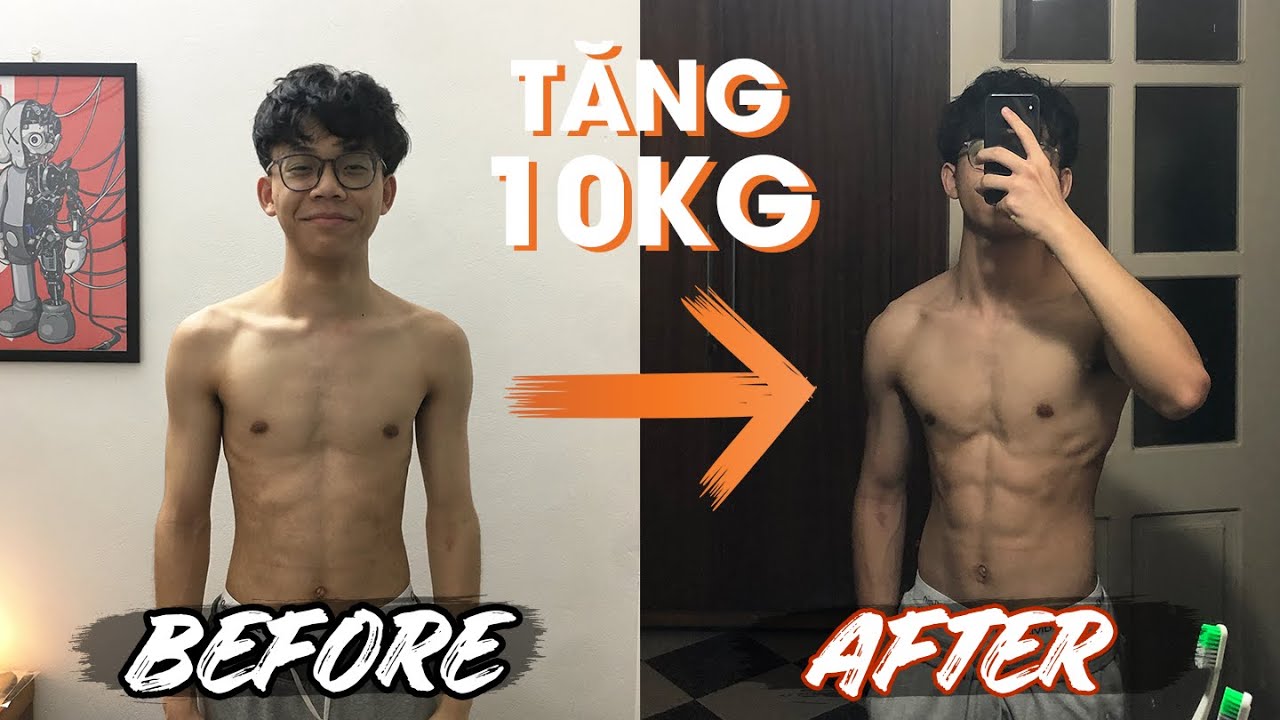 Chia sẻ bí quyết tập cho NGƯỜI MỚI BẮT ĐẦU GYM | TĂNG 10kg trong 9 TUẦN | SHINPHAMM