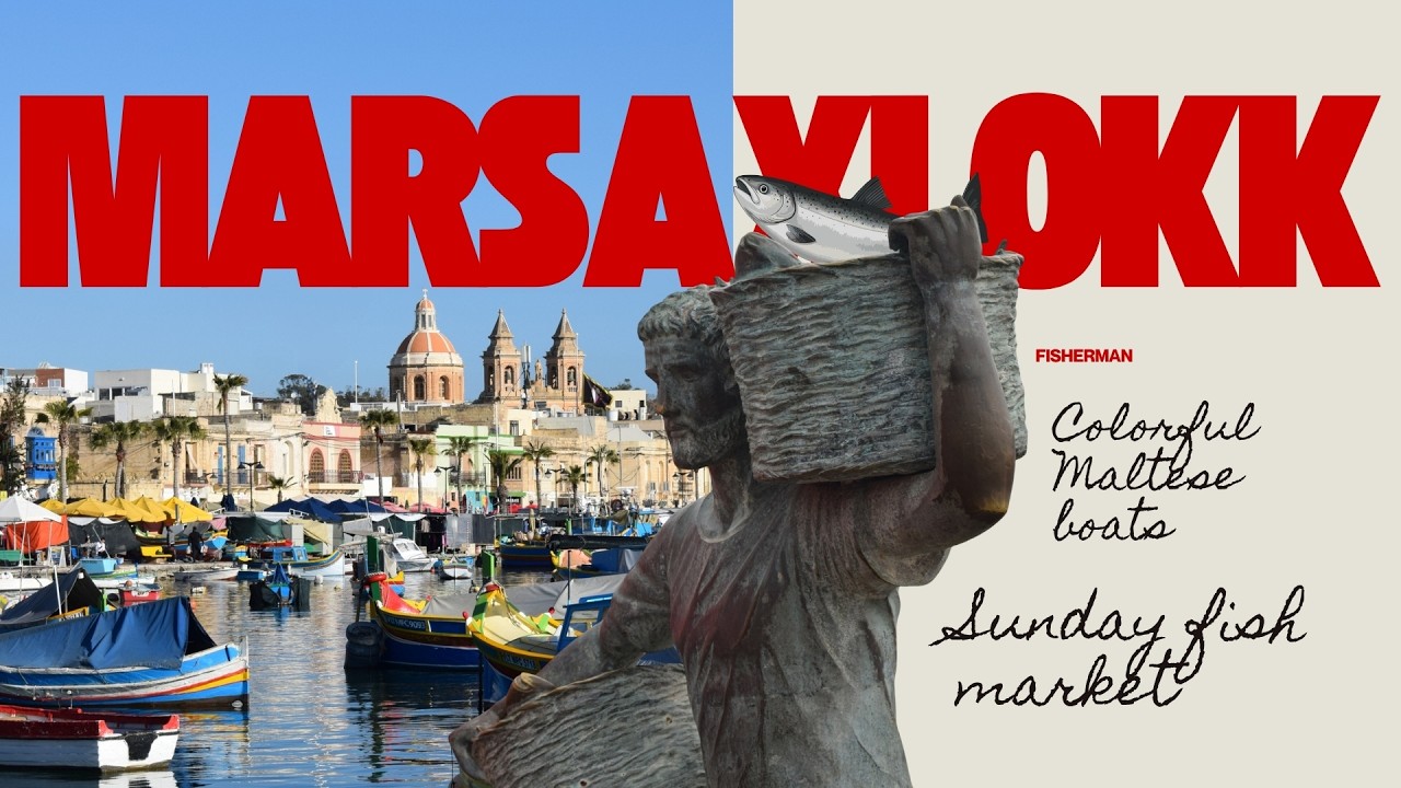 🇲🇹 | Marsaxlokk Fish Market 🐟 | 25 January 2026