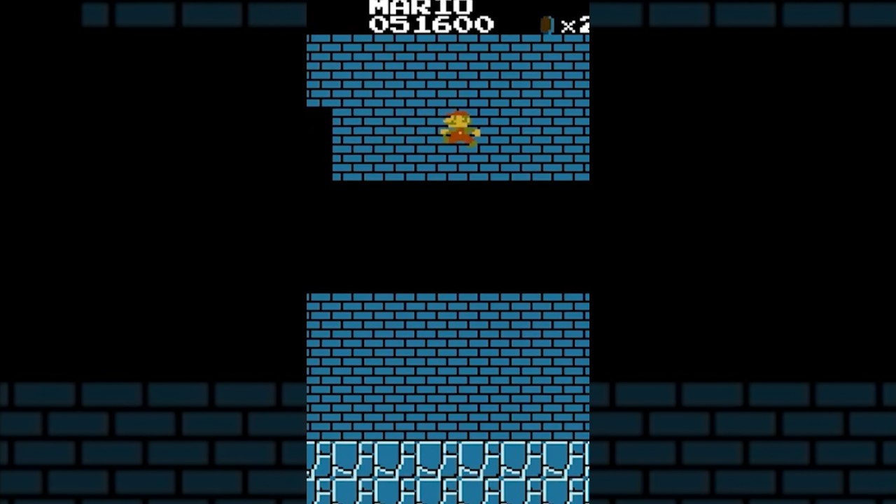 Неправильный глюк в Super Mario Bros. Warp &mdash; это очень СТРАННО #кто-то #варп #глюк #глюки #подраж...