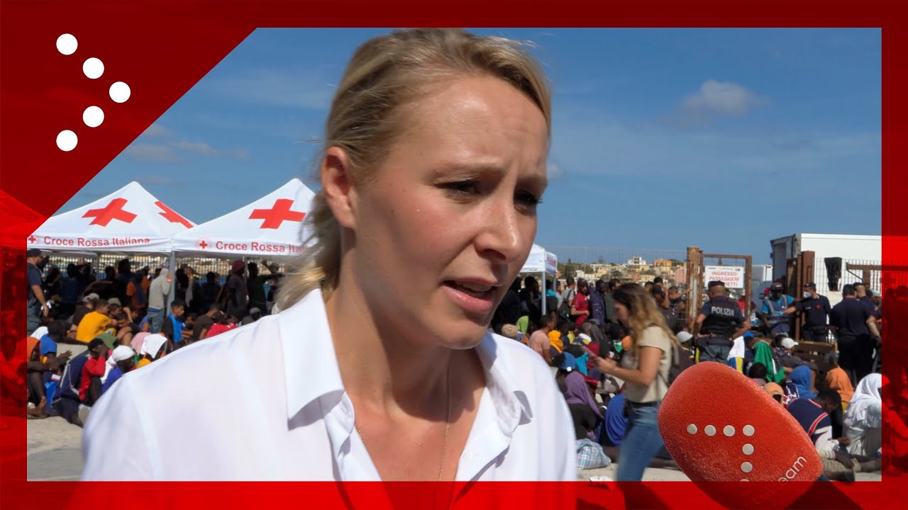 Marion Maréchal Le Pen a Lampedusa:  Italia 