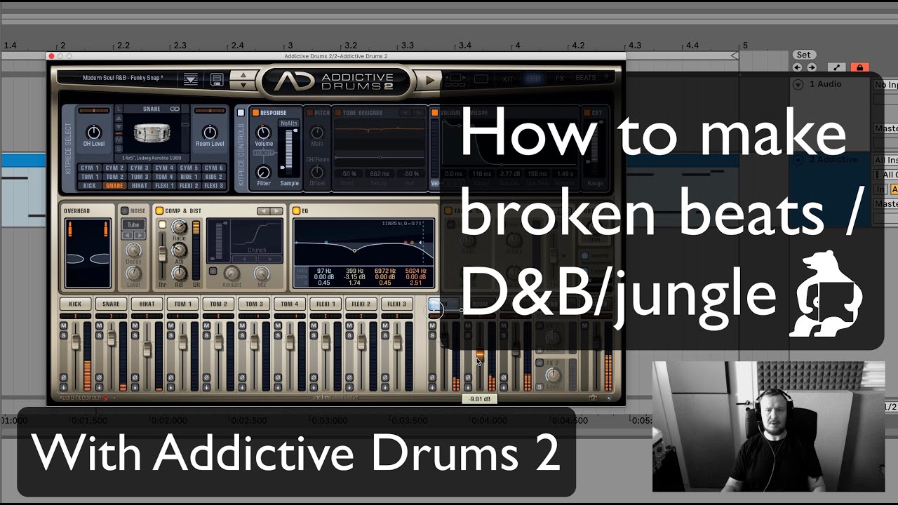 Making broken beats / jungle / DNB beats (with Addictive Drums 2)