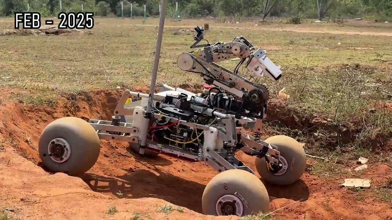Team RUDRA - SRM Mars Rover || URC 2025 System Acceptance Review