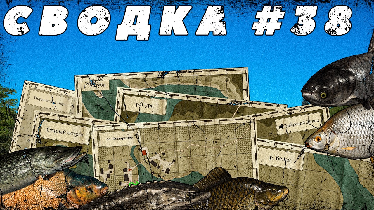 ФАРМ СЕРЕБРА, РАЗДАЧА ТРОФЕЕВ | СВОДКА ПО ВОДОЕМАМ №38 | ФАРМ ТАРАНИ И ЛЕЩАХ | РЕДКИЕ ТРОФЕИ КАРПОВ