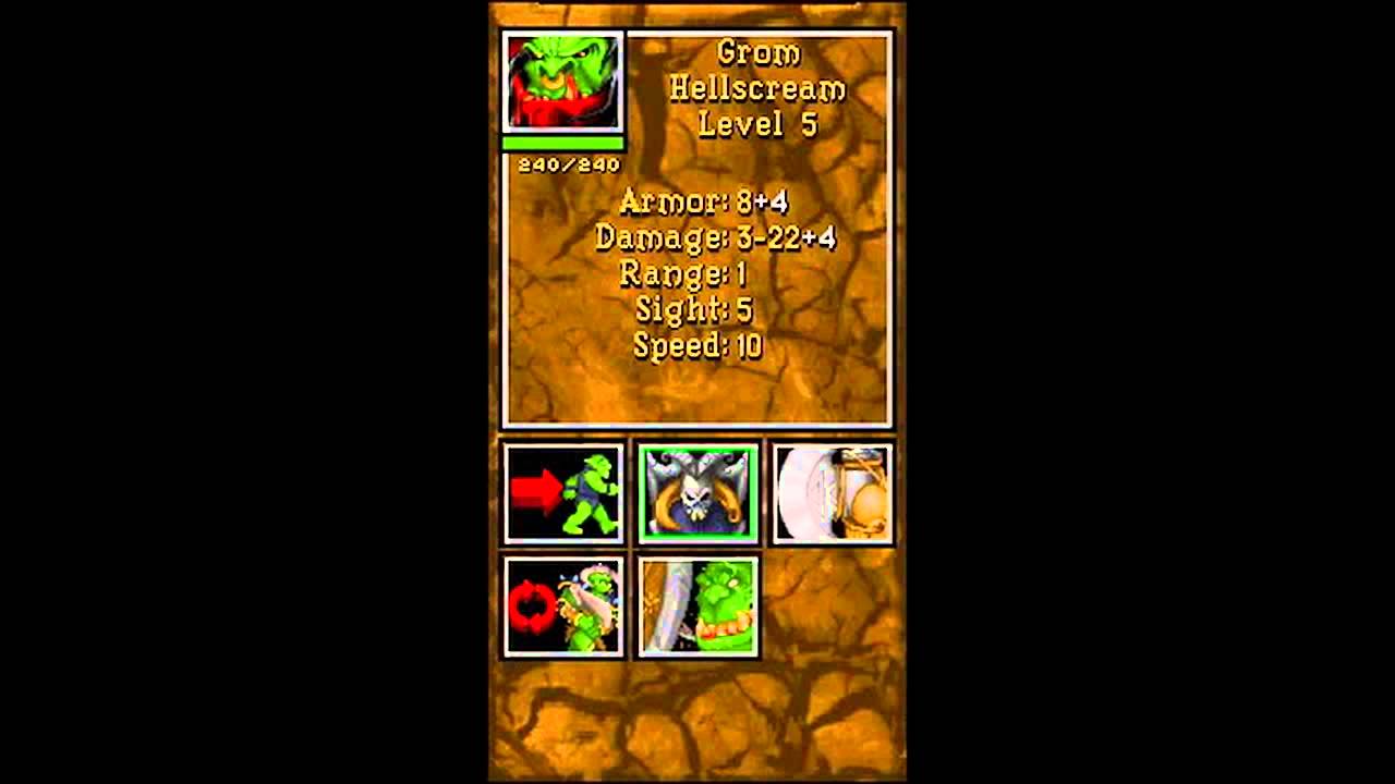 WarCraft II Grom Hellscream Quotes