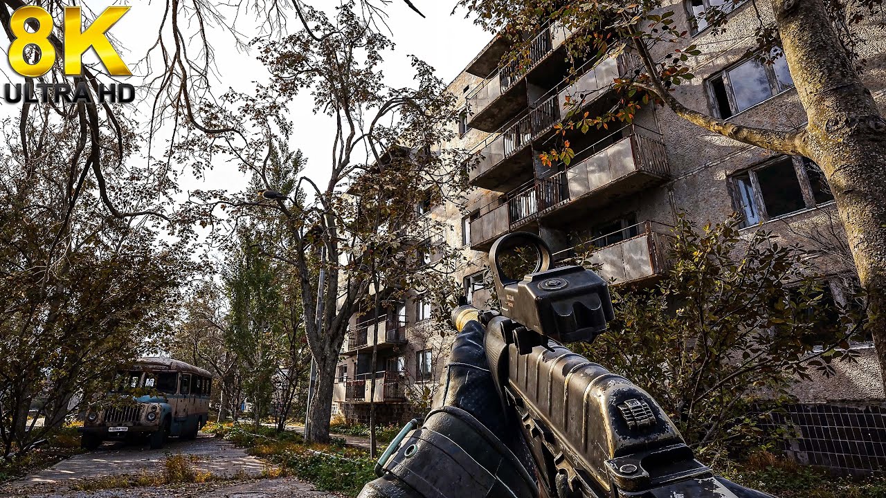 A Tour in Pripyat , The  Chernobyl Exclusion Zone｜STALKER 2 Heart of Chornobyl｜8K