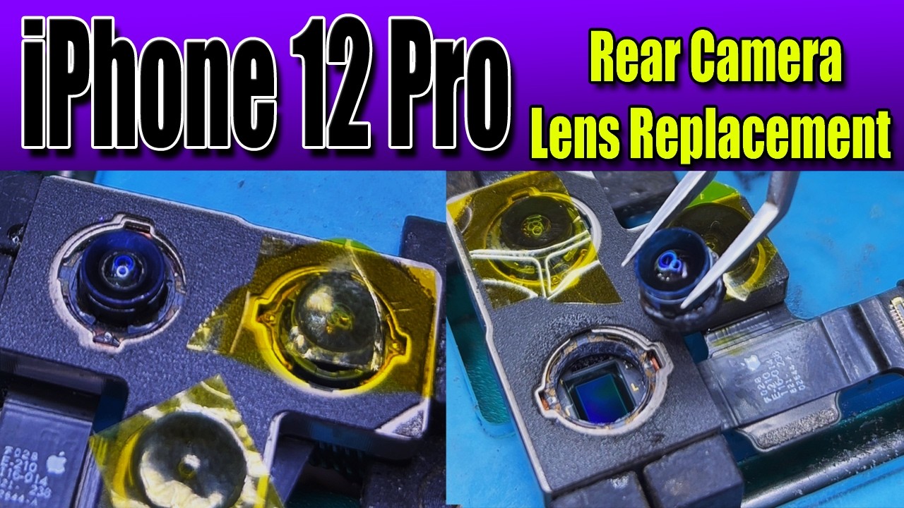 Fix Blurry iPhone 12 Pro Photos \\ Rear Camera Lens Replacement Tutorial
