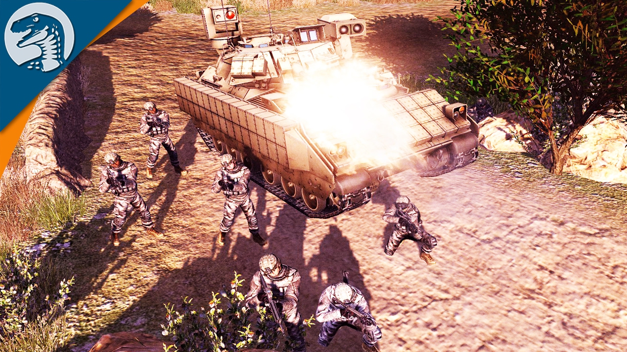 GIANT US ARMY  & MARINES ATTACK MOUNTAIN | SirHinkel's Mod | Call to Arms Multiplayer Gameplay