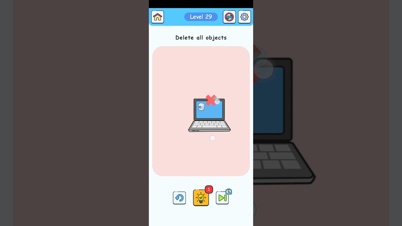 Brain Crush Level 29 | Brain Crush Delete all objects