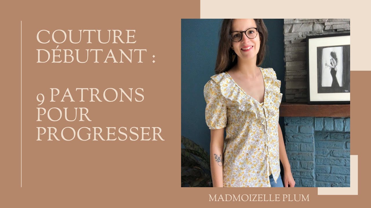 Couture débutants : 9 patrons pour progresser en couture