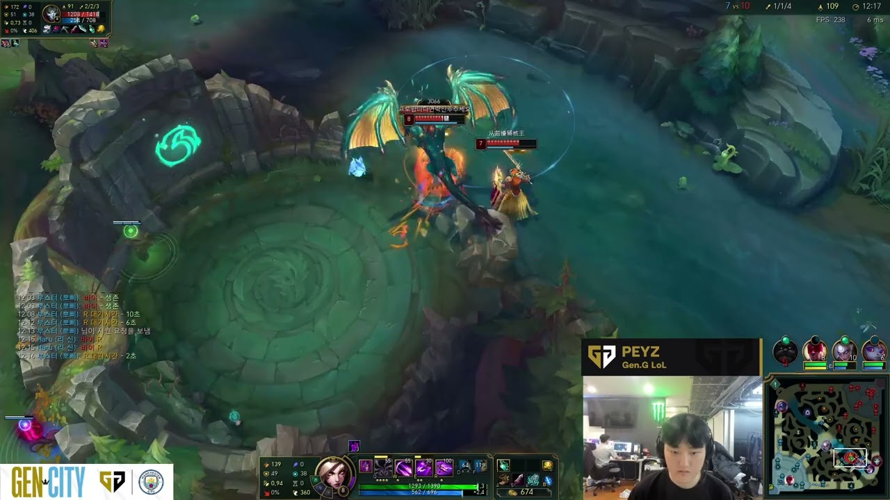 Peyz fullstream || Peyz Jhin Kaisa Ashe Caitlyn Gampplay Challenger Korea