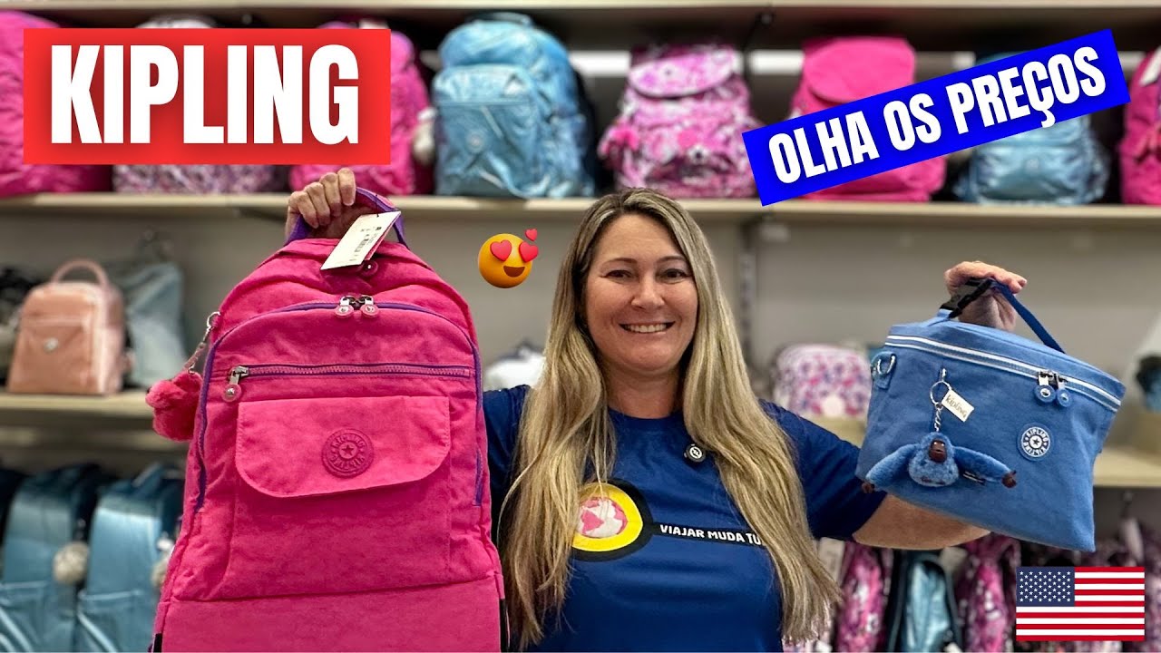 OUTLET da KIPLING em ORLANDO com até 60% de DESCONTO!