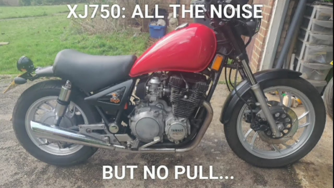 1982 XJ750: All the noise, but no pull...