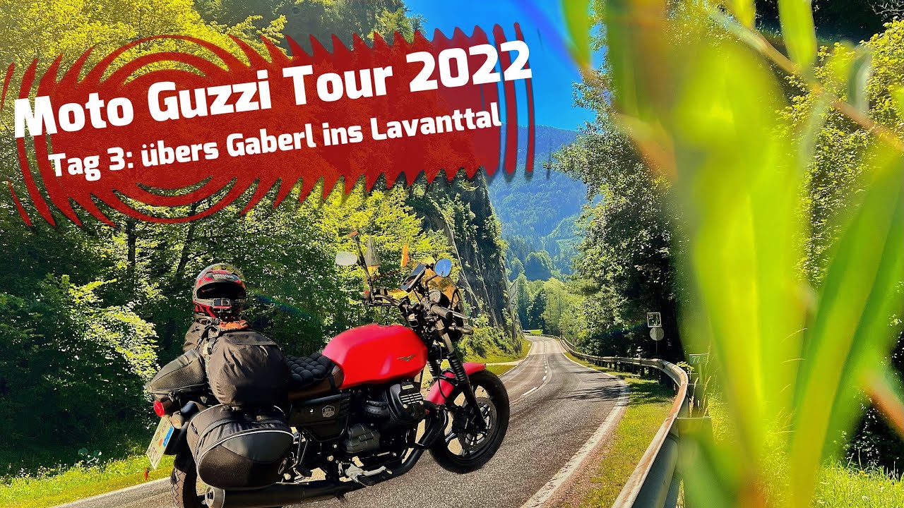 Moto Guzzi Tour 2022 - Tag 3 - Übers Gaberl zum Lavanttal  [4K/Deutsch/German]