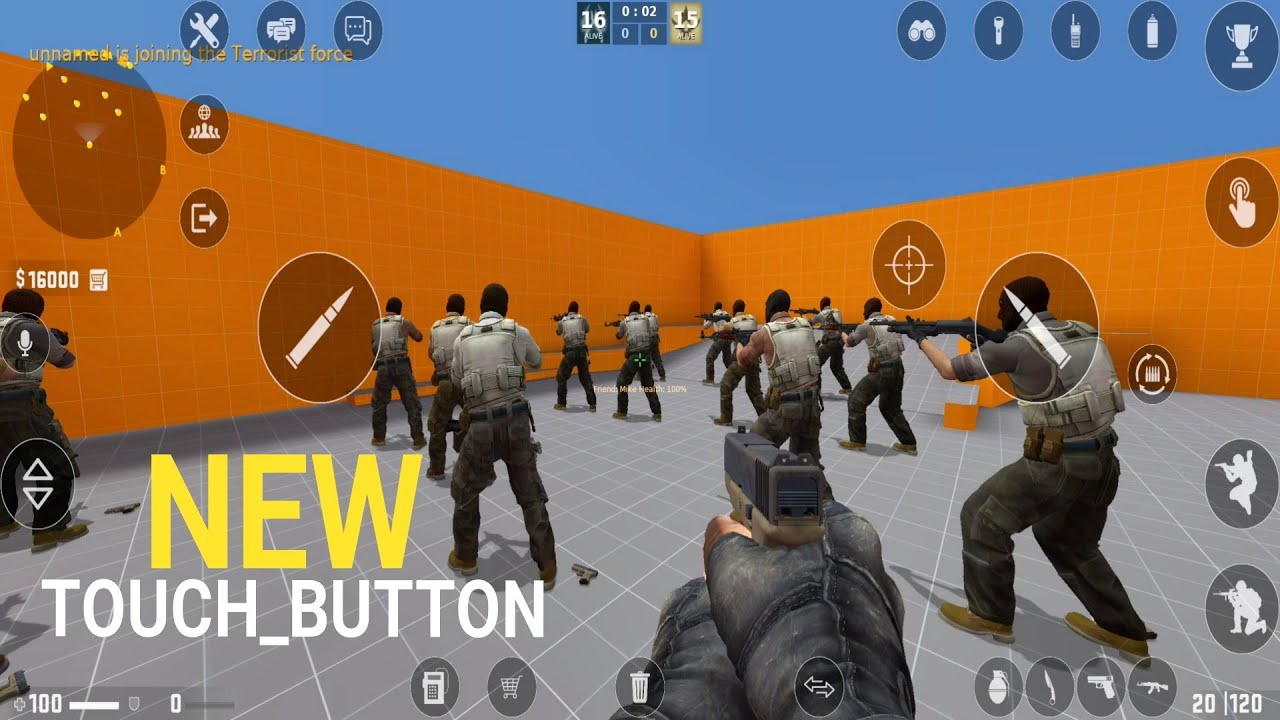 New Touch_Button CounterStrike Source Mobile