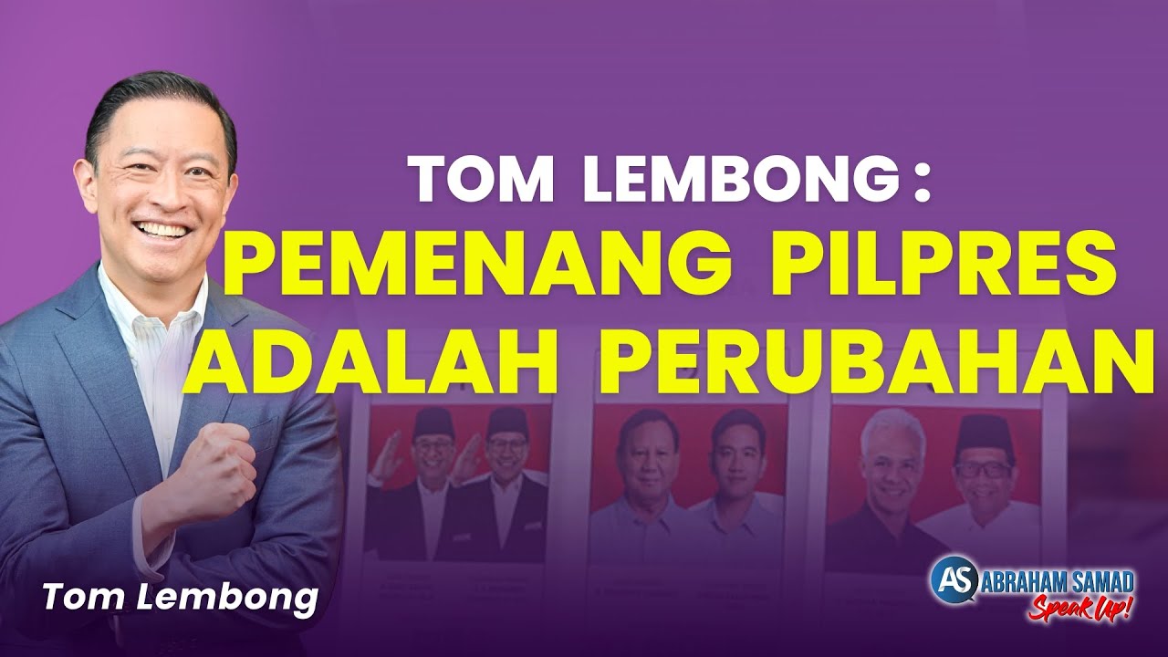Tom Lembong: Pemenang Pilpres Adalah Perubahan. Hak Angket Jalan Pemakzulan | #SPEAKUP