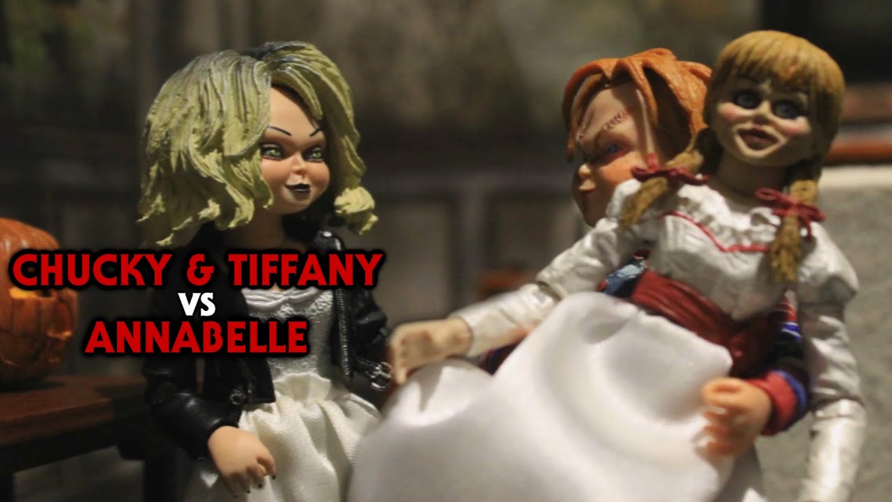 Annabelle vs Chucky and Tiffany Stop Motion