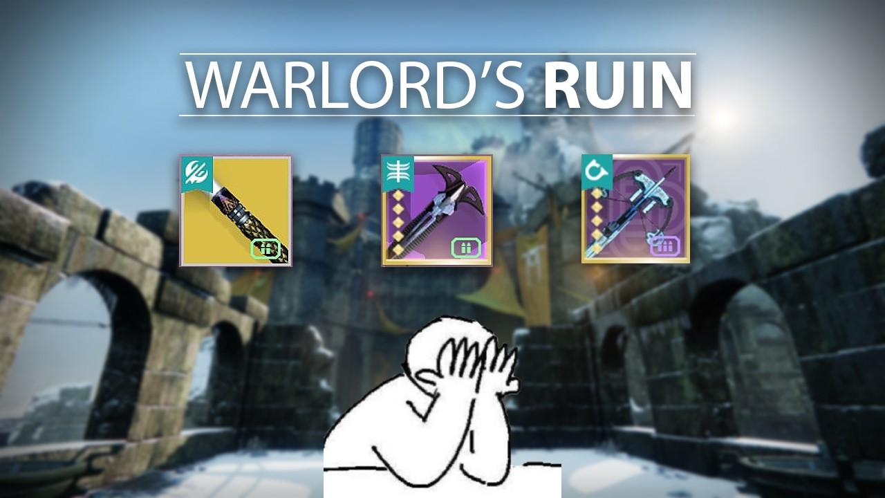 Warlord's Ruin Solo Flawless (Bows, Glaives, Swords ONLY) MOTW