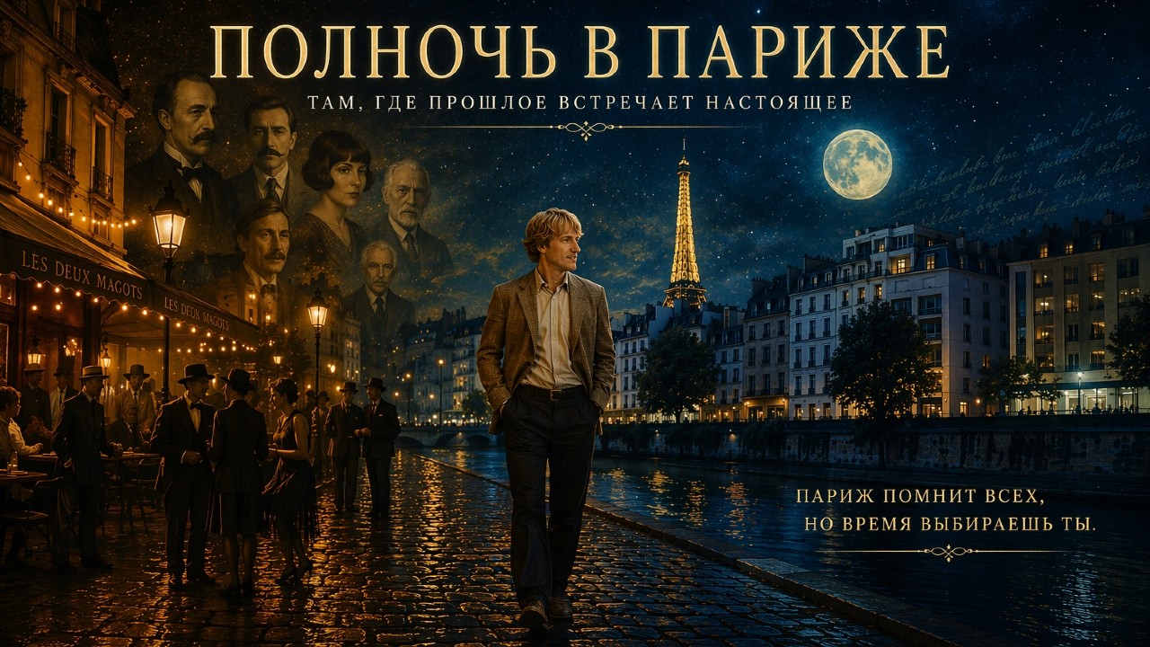 Полночь в Париже - Там, где прошлое встречает настоящее