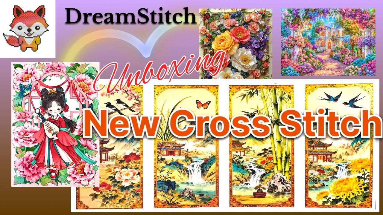 Распаковка новой вышивки крестиком #dreamstitch