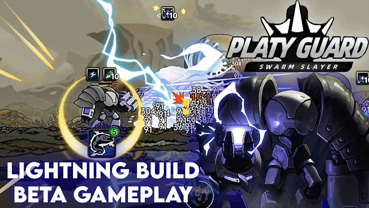 FULL BUILD Lightning Build is OP! Beta Gameplay - PlatyGuard Swarm Slayer 1.1.0