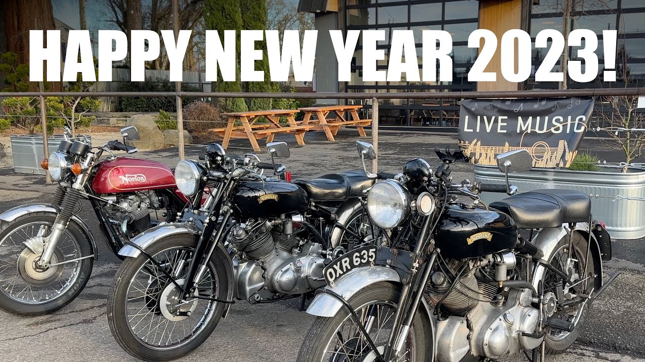 Restoration of 1951 Vincent Rapide - Part 103 - New Year's Day Ride