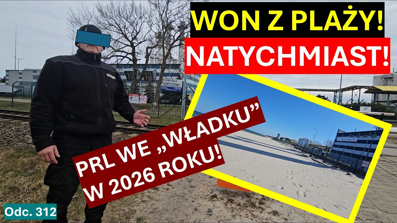 Communism is back in Władysławowo! With communist-era announcements, they're chasing people off t...