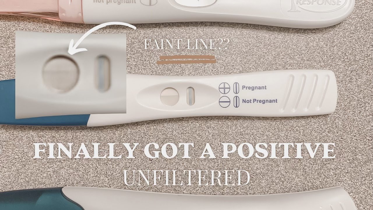 POSITIVE PREGNANCY TEST AFTER NEGATIVE TESTS