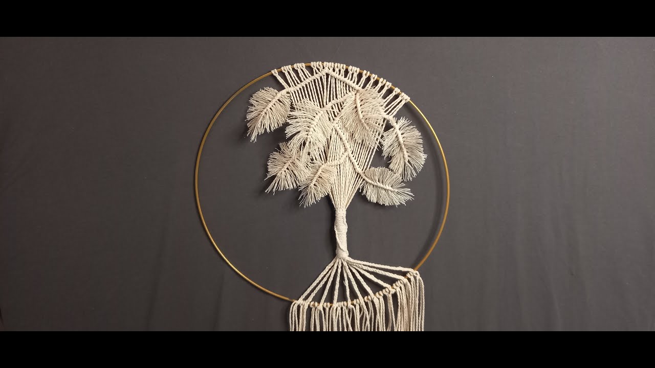 Tuto Macramé Décoration Arbre Débutants - Les Tutos de Karinette