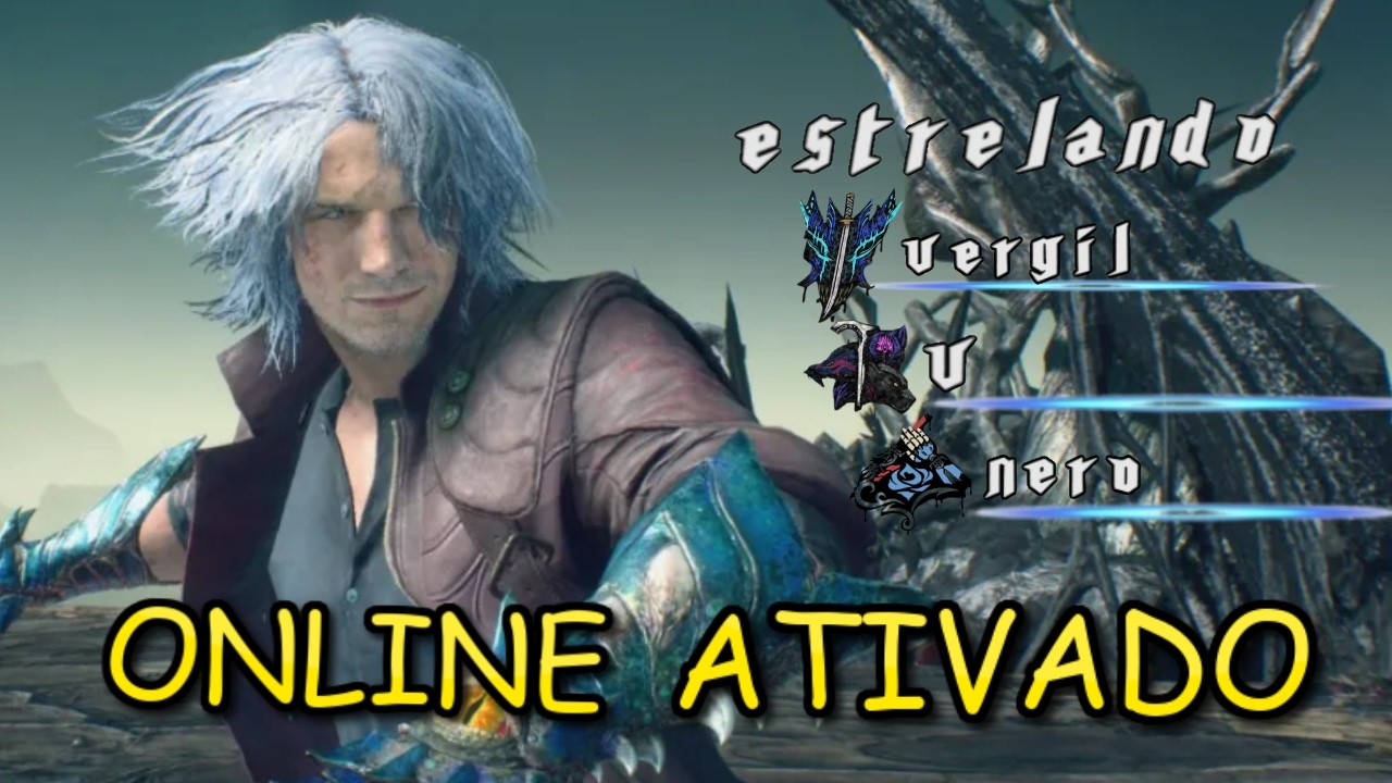 ATIVEI O MODO ONLINE NO DMC5 (e foi loucura kk)