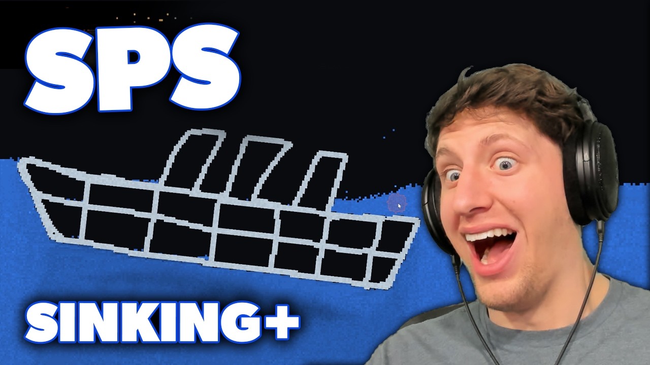 Sinking THE TITANIC and FLUID DYNAMICS in SPS