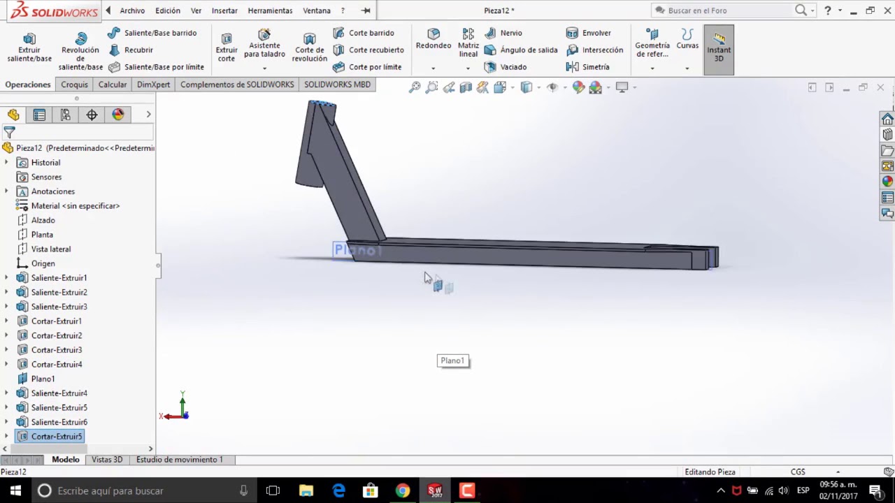 como hacer un patin en solidworks