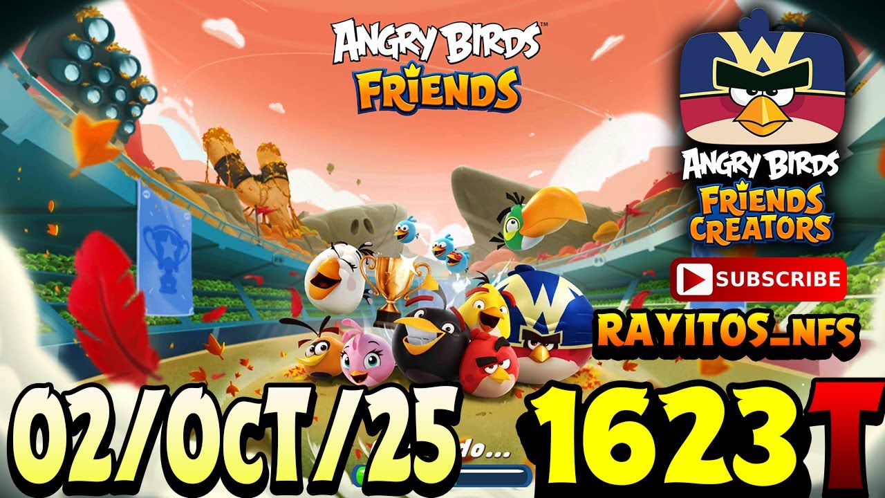 Angry Birds Friends All Levels Tournament 1623 Highscore POWER-UP walkthrough