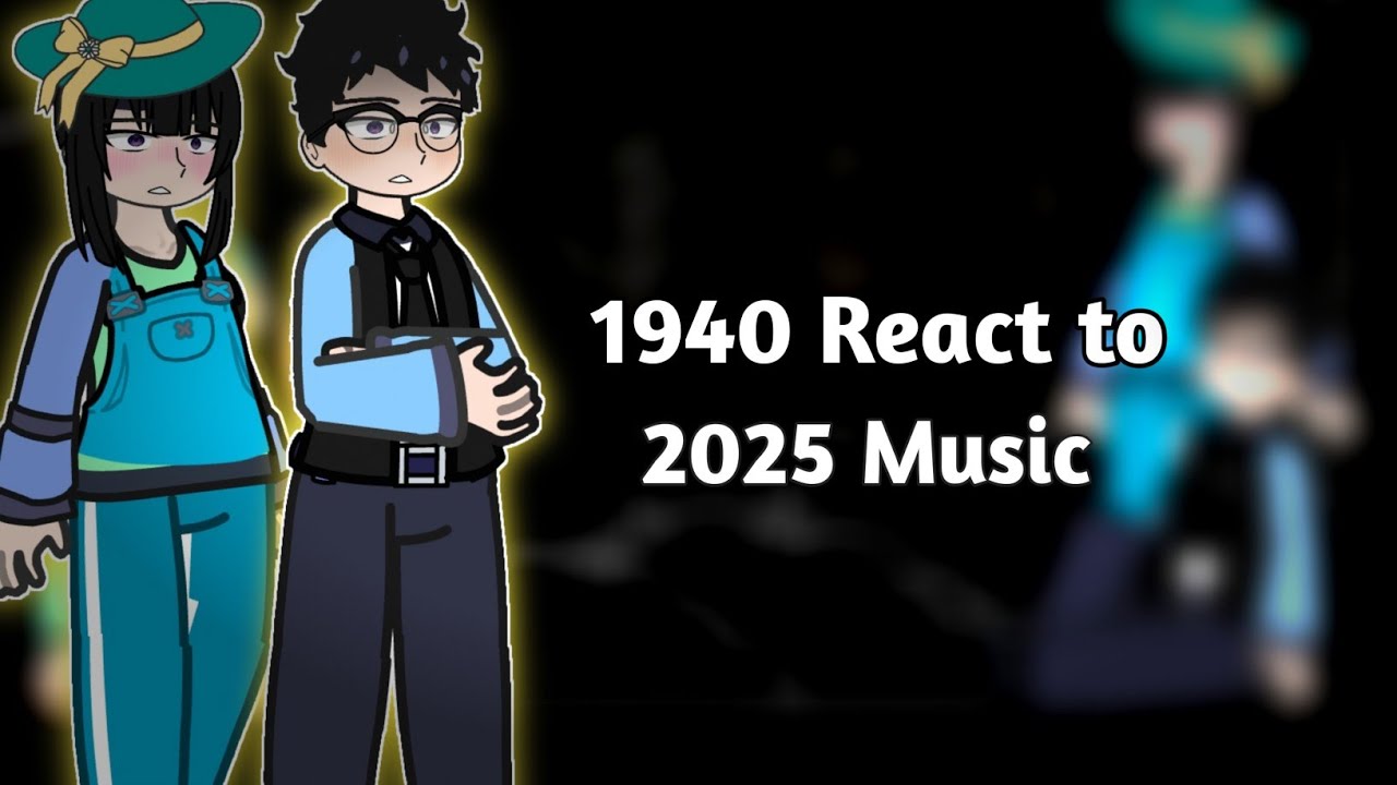 Past 1920 people react to future Music 2025 | Gacha react |