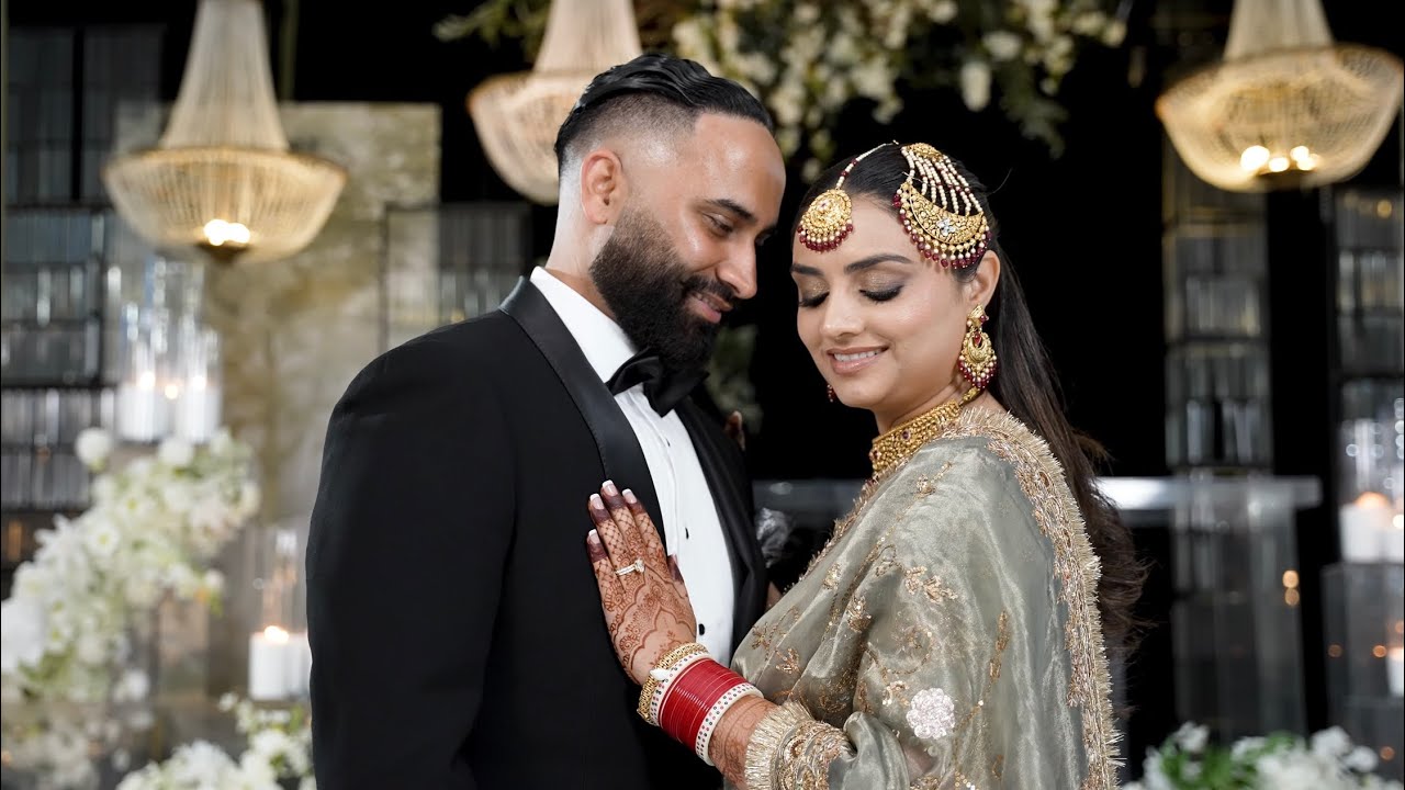 Apneet & Deepinder | Punjabi Wedding Reception Highlights | Surrey BC, Canada