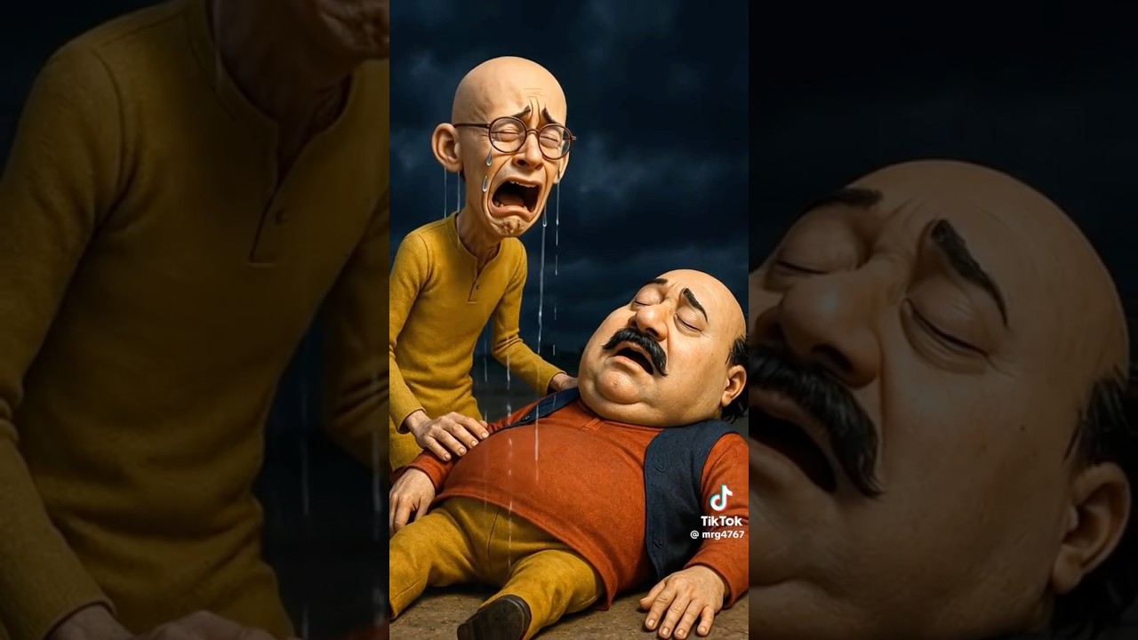 Motu Died 😢 Motu Patlu Short Story #funny #indiancartoon #shorts #trending #thssyl #memes #motu