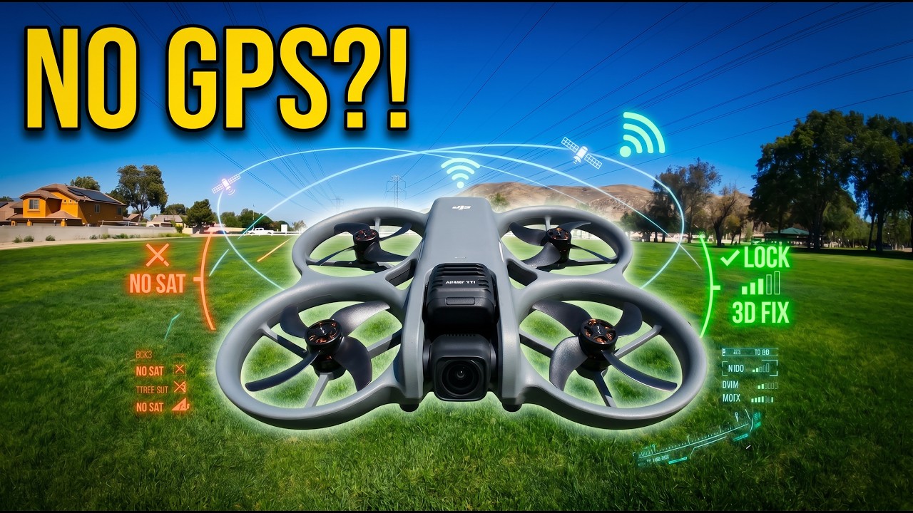 Проблема с GPS-сигналом у DJI Avata 360 решена! Быстро подключается к 30 спутникам.