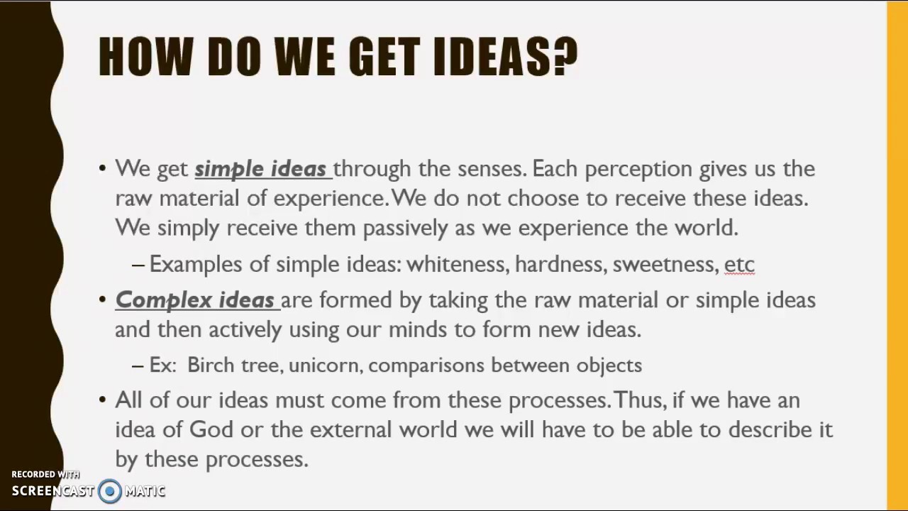 Locke's Empiricism