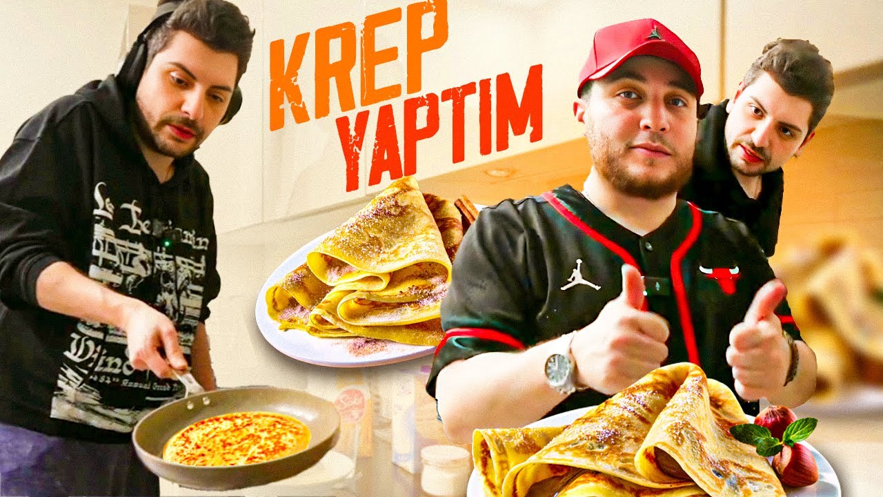 PARMAKLARINIZI YİYECEĞİNİZ KREP TARİFİM! (KREP BÖYLE YAPILIR!)